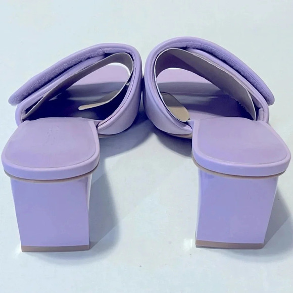 Open Edit Cava Slide Sandal Adjustable Vamp stylish strap slide square toe - Picture 3 of 11